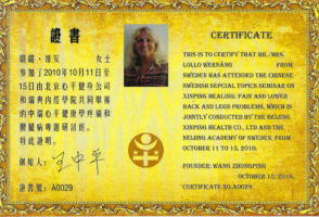 Certifikat Zin ping 3